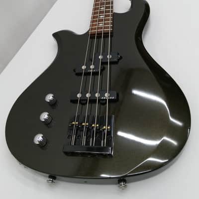 Lefty B.C. Rich JE Eagle Bass Guitar Black Gold Metallic Left Handed 34" Scale Diamond Inlays image 22