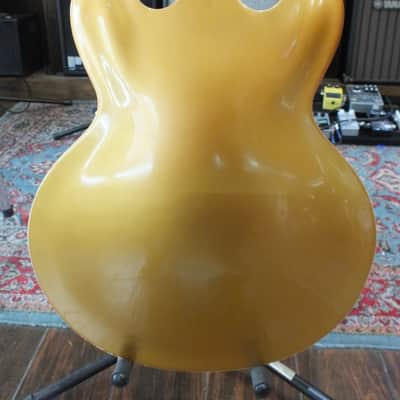 2013 Gibson ES-335 Memphis Gold Top w Dot Inlays image 10