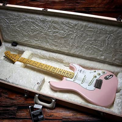 Fender Made in Japan Junior Collection Stratocaster Satin Shell Pink image 13