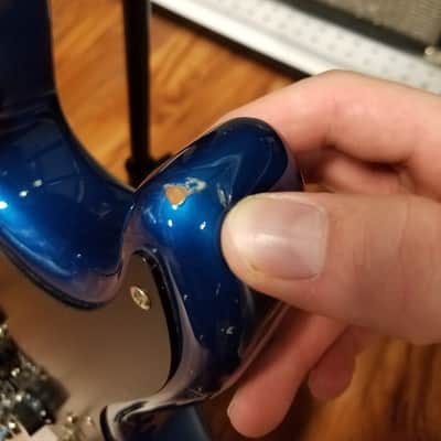 Kramer Focus 3000 MIJ! 1980's Gloss Blue Serious Shredder! image 10