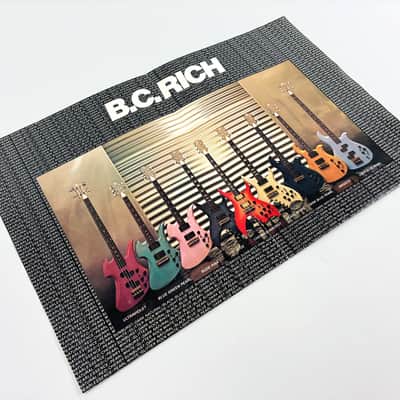 B.C. Rich B.C. Rich Fold-Out Brochure – Mockingbird, Bich, Eagle & Double Neck Era. 1981 image 2