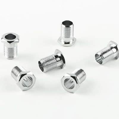 (6) Fender Schaller American Tuner screw in Bushing Set Chrome 0058820049 image 4