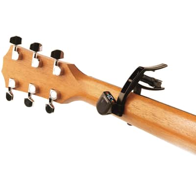 D'Addario PW-CP-10 NS Artist Capo for Acoustic and Electric Guitar, Black image 6