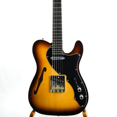 Fender Suona Telecaster Thinline Violin Burst Italian Spruce Twisted Tele Pickups with Case image 3