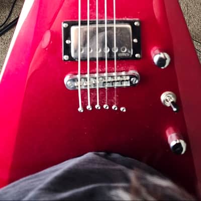 Kramer Nite-V Charlie Parra Signature 2010s - Candy Apple Red image 3