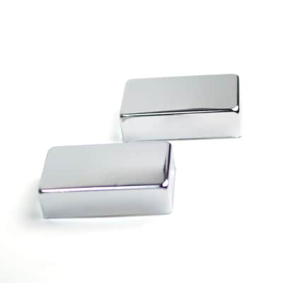 Metal Regular Humbucker Pickup Cover No Pole holes ,Chrome (set of 2)