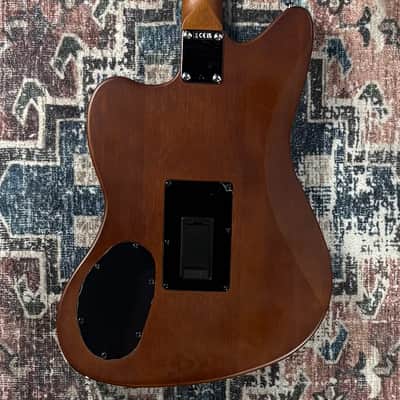 2025 Fender Acoustasonic Standard Jazzmaster Honey Burst Acoustic Electric Offset Guitar! image 8