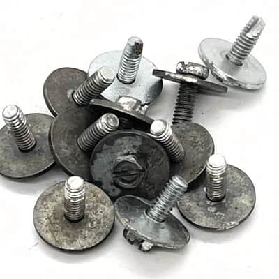 6 Vintage 60s/70s/80s Slingerland #565 Small Lugs with Mounting Screws - SSL-205-S image 6