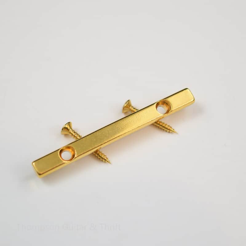 Gold String Retainer Bar for Floyd Rose image 1