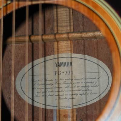Yamaha FG-331 Grand Concert 1978 - 1981 - Natural image 6