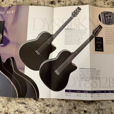 Alvarez Yairi Brochure 90s? DY88BKN DY8812BK image 4