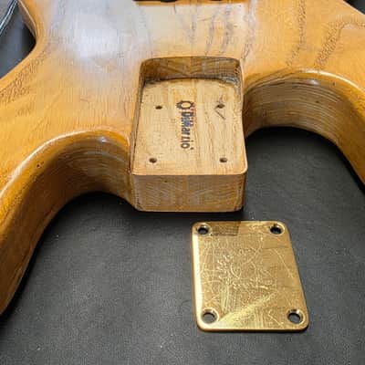 1981 Charvel Jazz Bass Custom Shop San Dimas DiMarzio Catalog Kahler USA LEFT HAND Natural Figured Ash American Vintage 80s 1980's 25 fret Rosewood 4-String J Pre-Fender era Precision Bartolini Pickups LH Lefty Handed Pre-Jackson PREPRO PRE-PRODUCTION image 24