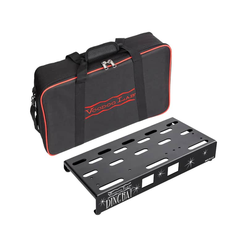 Voodoo Lab Dingbat Small-EX Pedalboard with Case 2022 - Present - Black image 1