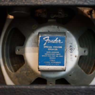 1968 Fender Champ-Amp AA764 "Drip Edge" Silverface Vintage Tube Amplifier – Original Transformer, Original Speaker, Original Fender Cover (From Corona) image 6