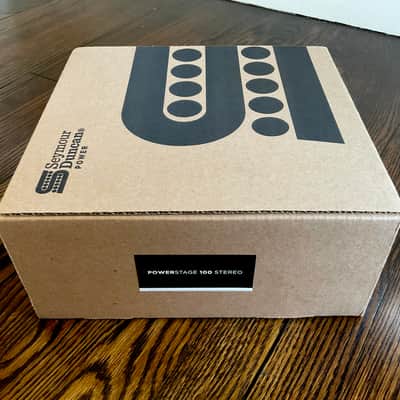 NEW IN THE BOX SEYMOUR DUNCAN POWERSTAGE  100 STEREO 2-Channel 100-Watt Pedalboard Guitar Amp SILVER image 7