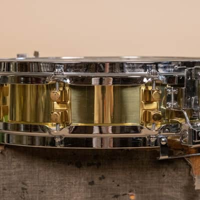 Yamaha 3.5x14 SD493 Brass Piccolo Snare Drum image 6