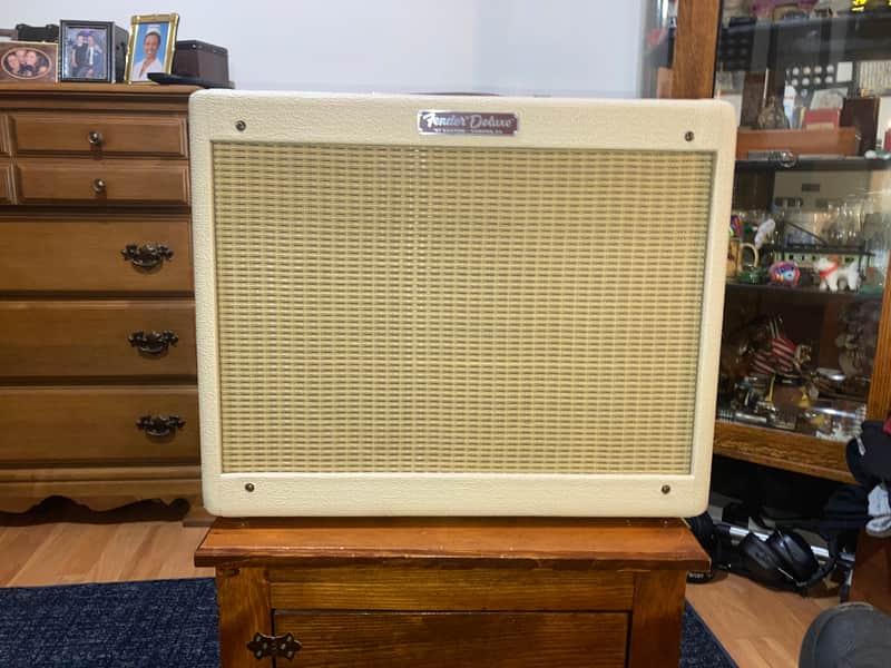 Fender '57 Custom Deluxe "Alnico Cream" Special Edition 12-Watt 1x12" Guitar Combo 2018 - Blonde Special Edition image 1