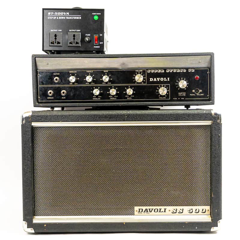Davoli Super Studio 72 SS 500 Vintage Tube Amp – Made in Italy with Transformer image 1