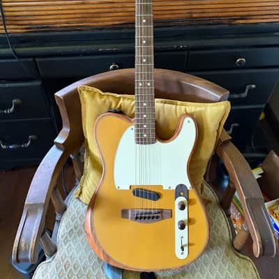 Fender Acoustasonic Player Telecaster- Esquire Mod- Butterscotch Blonde image 1