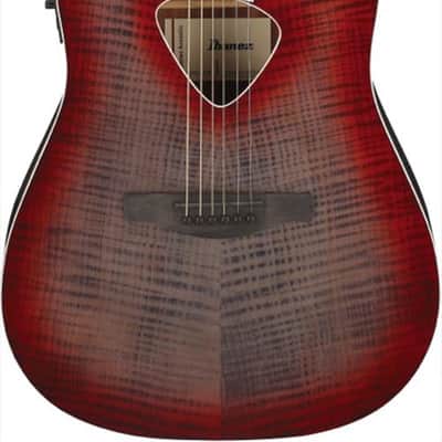 Ibanez ALT50FARDB Altstar Acoustic Guitar in Red Doom Burst High Gloss image 1