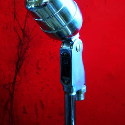 Vintage 1950's Electro-Voice 630 Omnidirectional Dynamic Microphone Hi Z harp mic w cable & rare Cannon XLR adapter 636 644 605 606 image 8