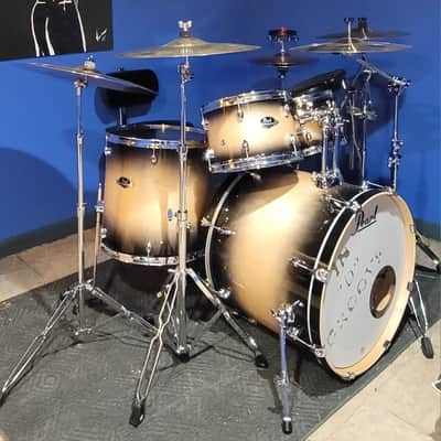 Pearl EXX725/C31 Export EXX 10 / 12 / 18 / 22 / 14x5.5" 5pc Drum Set with Hardware 2013 - 2020 - Jet Black image 2