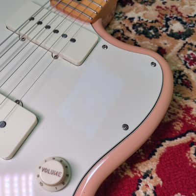 2021 Fender Japan Hybrid II Jazzmaster Flamingo Pink, 75th Anniversary Logo, MIJ JD21 image 7