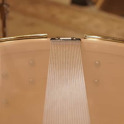DW 13x15" Collector's Series SNOM Snare Drum/Floor Tom - Emerald Green - Carl Allen image 9