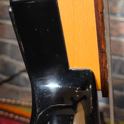Vintage 1980s Kramer F-1000 Left-Handed Black w/ OHSC image 15