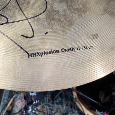 David Garibaldi's Tower of Power, Sabian - 15" HHXplosion Crash Cymbal 784g SIGNED! image 7