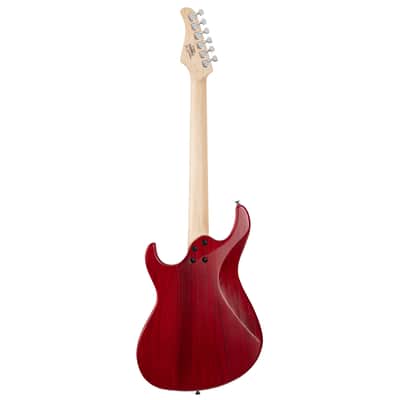 Cort G100 HH G Series Double Cutaway Electric Guitar - Open Pore Black Cherry (G100HHOPBC-U) image 9