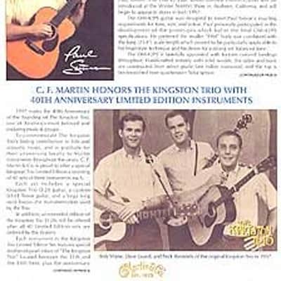 1997 Martin Kingston Trio 40th Anniversary Collection-Sold as a Set image 23