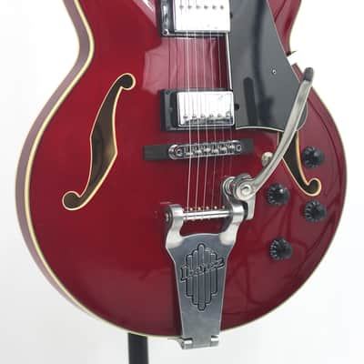 Ibanez AFS75T-TCD Artcore Transparent Cherry Red image 4
