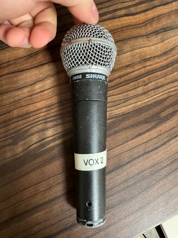 Shure SM58 Handheld Cardioid Dynamic Microphone 1984 - Present - Black image 1