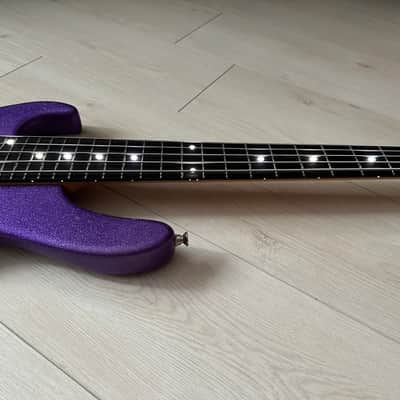 Sadowsky NYC Modern 5 - purple sparkle lefty lefthand image 2