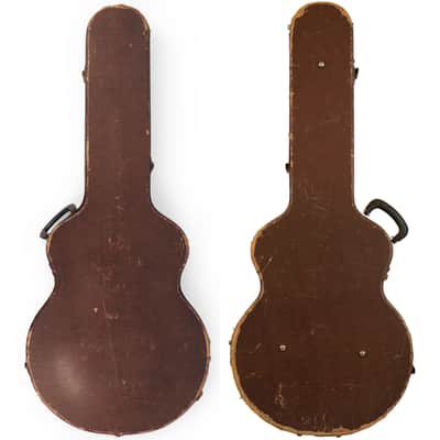 60's Vintage Gretsch Ess & Ess Hardshell Case - RARE Faux Red Alligator image 5