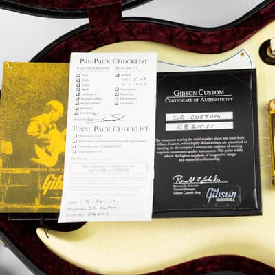 Gibson Custom Shop Historic SG Custom 3 PU 2019 - Classic White Heavy Aged image 21