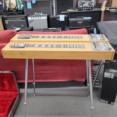 Rickenbacker Twin Neck 8/8 Console Steel Guitar with Case - Natural image 8