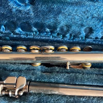 Yamaha YFL-24S Silver Plated Flute Made In Japan image 2