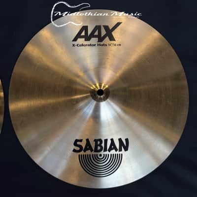 Sabian - 14" - AAX X-Celerator Hi-Hat Cymbals (Pair) USED image 3