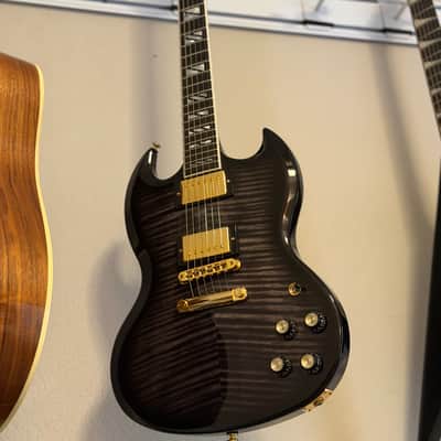 Gibson SG Supreme 2023 - Translucent Ebony Burst image 24
