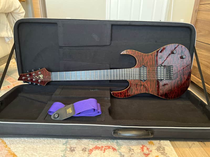 Sherman Custom 7 String 2013 - Nitro Purple Quilt image 1