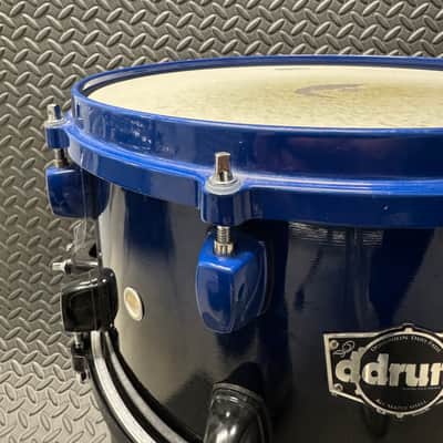 ddrum Dominio 13” x 7” Maple Snare Drum Black / Blue fade Die Cast Hoops image 3