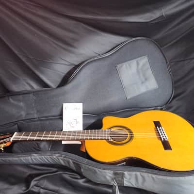 Cordoba Classical Nylon String Acoustic-Electric Guitar – Cedar/Rosewood – Fishman – Gig Bag Model C7-CE CD/IN - Natural image 8