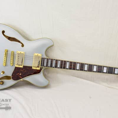 Ibanez Artcore AS73G Semi-Hollow Electric Guitar - Moonstone Silver Flat image 4