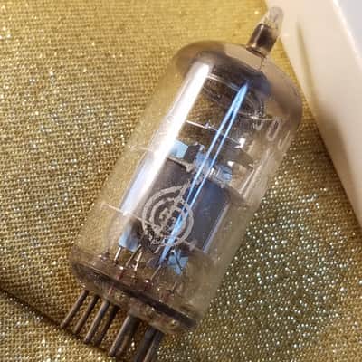 Amperex Matched Pair (2) 6DJ8 tNOS AT1000 TESTED Vacuum Tubes Heerlen Small Halo Getter rare Treble Clef Bugle Boy T4TCbb ECC88 dual triode 1960-1966 image 2