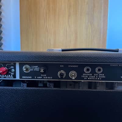 Fender Deluxe Reverb Silverface Vintage Blackfaced orig. Speaker image 5
