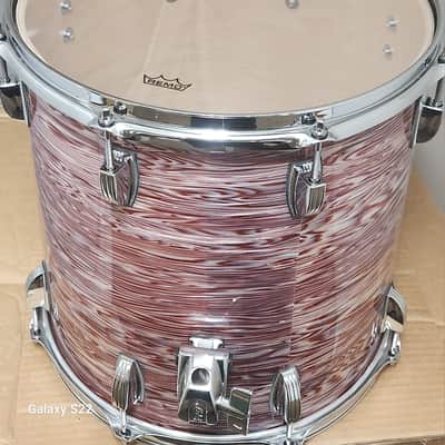 Ludwig *Pre-Order* Classic Maple 14x14" Vintage Pink Oyster Floor Tom Drum w/Legs | NEW | Made in the USA| Special Order | Authorized Dealer image 3