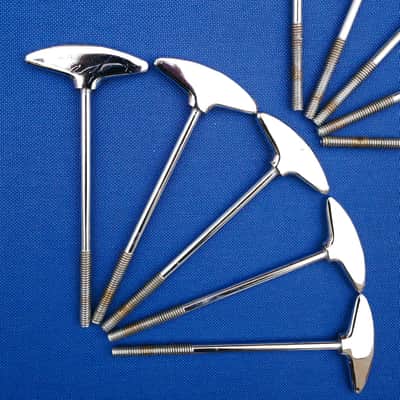 Sonor Teardrop Champion T-rods Tension Rods Bass Drum Lot of 10 Vintage image 4