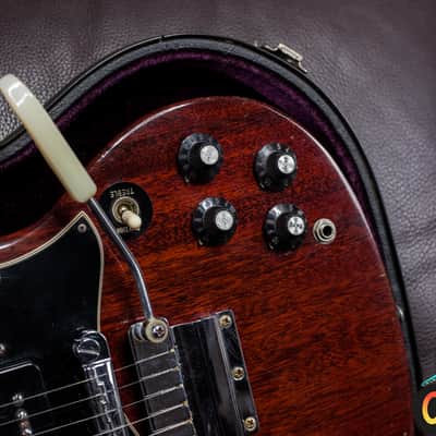 Gibson SG Special Harry Landis Vibrola 1969 (68 Specs) Cherry red -VIDEO- image 3